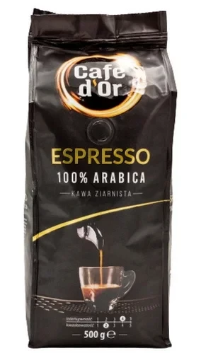 Кава в зернах Cafe d'or Espresso 100% арабіка 500г