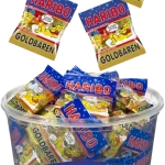Желейні цукерки Золоті мінімішки Haribo Goldbaren (фруктовий мікс) 1000 г (100 шт.х10г) Німеччина
