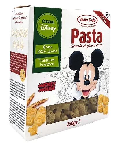 Макарони БЕЗ ЯІЦ "Мікі Маус" Dalla Costa Disney Mickey Mouse Італія, 250 г