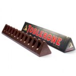 Швейцарський чорний шоколад Tobleron з медом і мигдальною нугою 100г