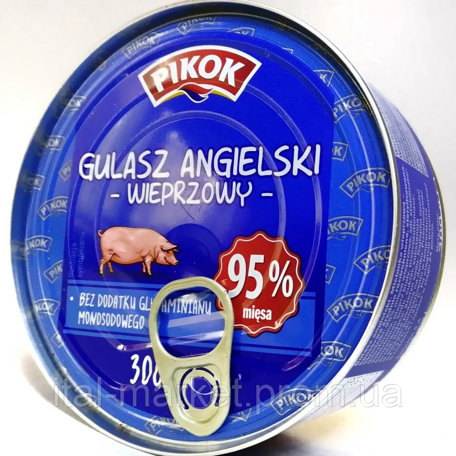 Гуляш свинячий Pikok Gulasz Angielski Wieprzowy 300г Польща