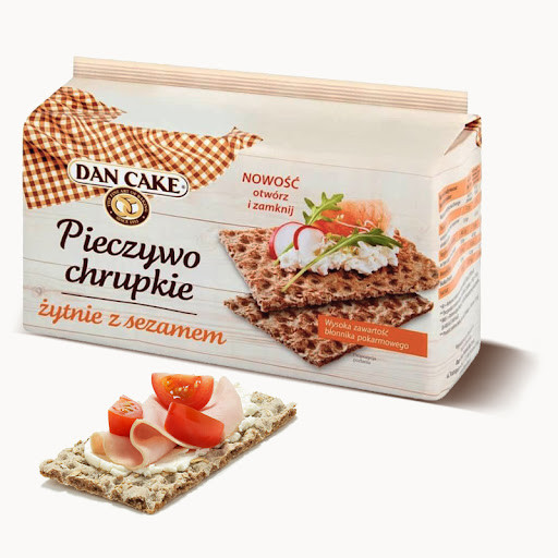 Хлібці хрусткі житальні з кунжутом Dan Cake Pieczywo chrupkie  ⁇ ytnie 250 г