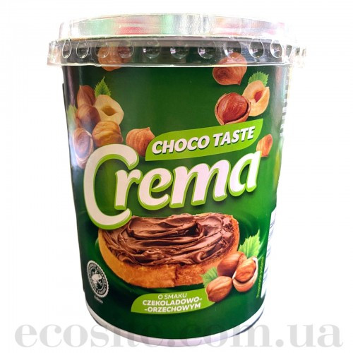 Шоколадно-горіховий крем (паста) Choco Taste Польща 400 г