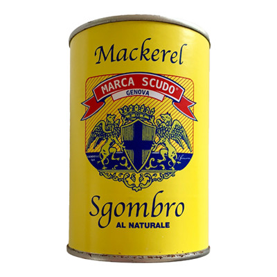 Макриль у власному соку Marca Scudo Mackerel al Naturale 425 г Італія