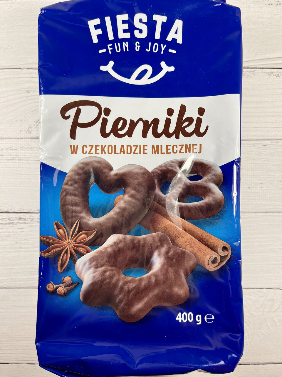 Пряники в молочному шоколаді Fiesta Pierniki 400 г Польща