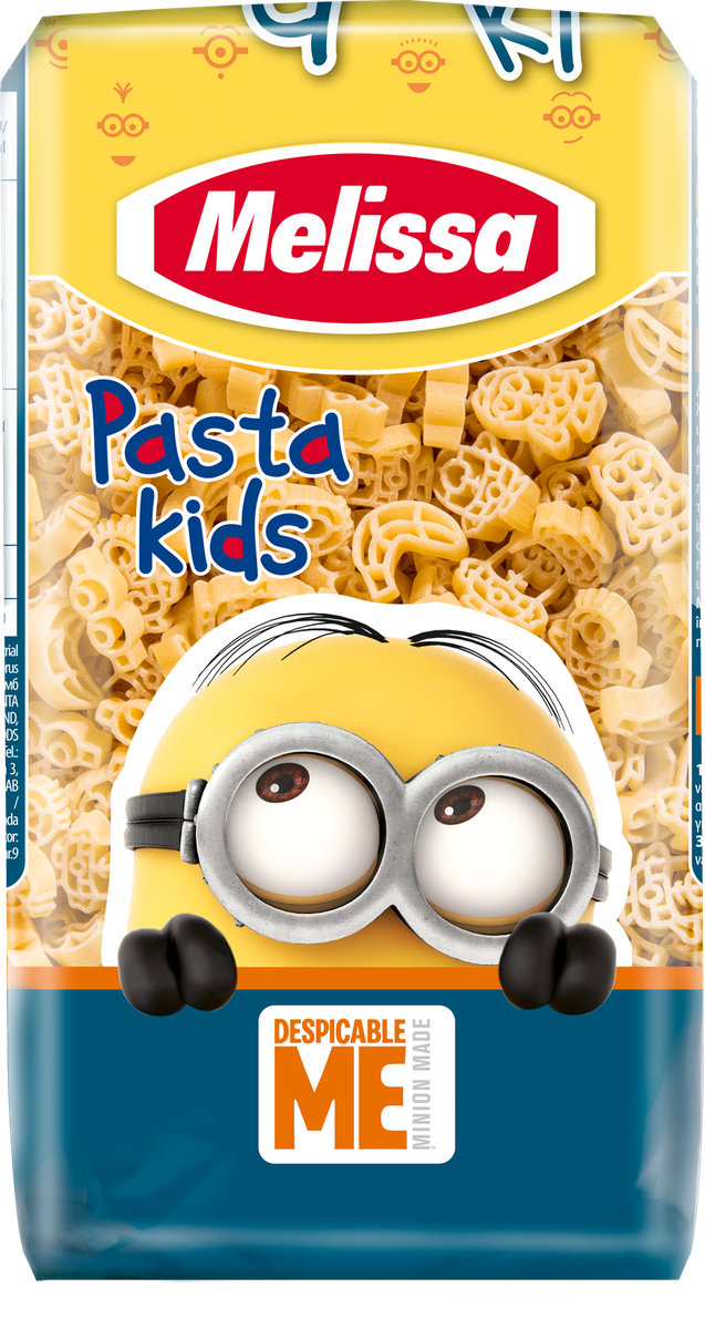 Макаронні вироби (паста) "МІНЬЙОН" Melіssa Pasta despicable me 500 г Греція