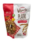 Мюслі Рисово-пшеничні з екзотичними фруктами Vitanella PΔatki z ry ⁇ u i pe÷nego ziarna pszenic Польща 250 г