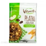 Мюслі Рисово-пшеничні з яблуками та родзинками Vitanella PΔatki z ry ⁇ u i peashenego Польща 250 г