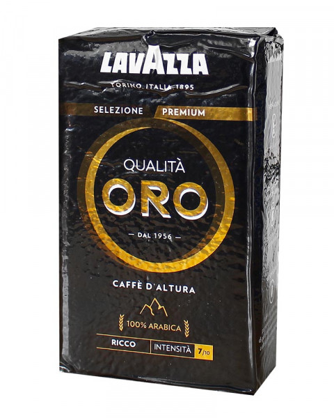 Кава мелена Lavazza Qualita Oro d'Altura 100% арабіка 250 г Італія