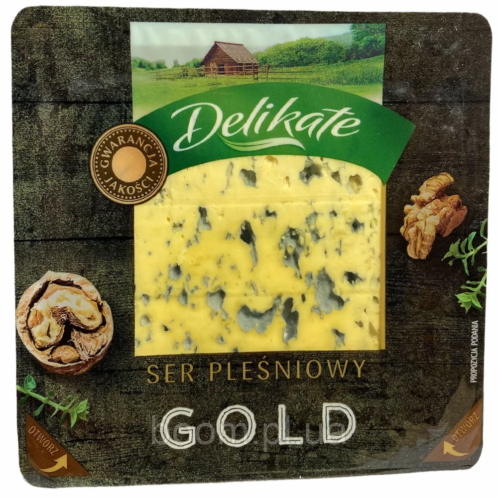 Сир із благородною цвіллю Delicate GOLD 100 г Польща