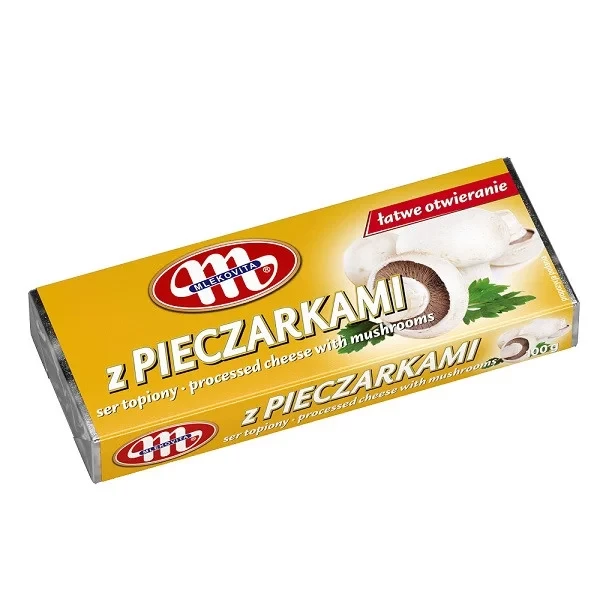 Сир плавлений із шампіньйонами Mlekovita z Pieczarkami 100 г Польща