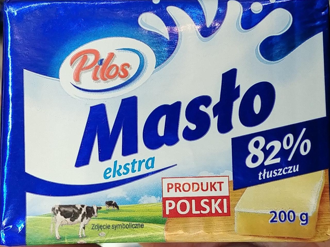 Олія вершкове 82% Pilos Maslo Ekstra 200 г Польща