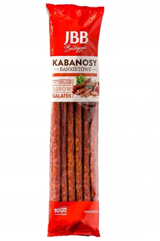 Ковбаски Кабаноски JBB, KABANOSY BANKIETOWE 240 г Польща