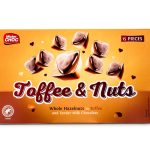 Цукерки фундук в карамелі з кремовою нугою і шоколадом Mister Choc Toffifee&Nuts Німеччина 125г