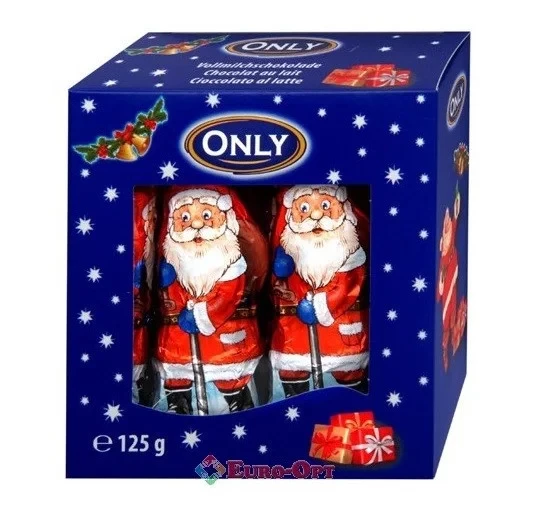 Шоколадні Санта-Клауси Only Santa Clauses (10 шт.х12,5 г) 125 г Австрія