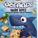 Шоколадне повітряне печиво з пластівців Oceanix Cuetara Shark Bites 150г Іспанія
