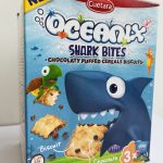 Шоколадне повітряне печиво з пластівців Oceanix Cuetara Shark Bites 150г Іспанія