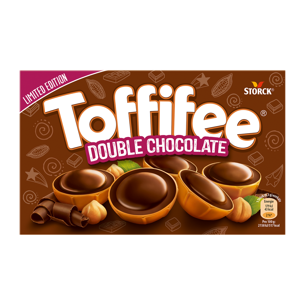 Цукерки фундук в карамелі з кремовою нугою і подвійним шаром шоколаду Toffifee Німеччина 125г