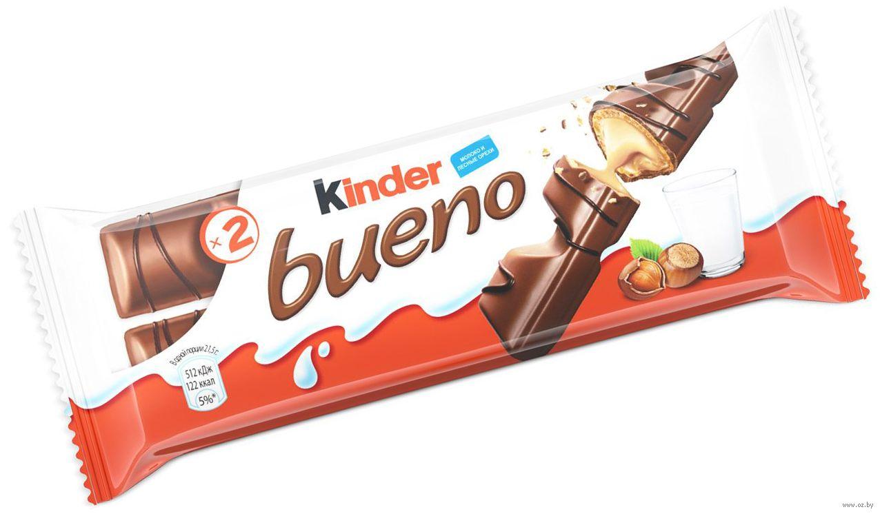 Шоколадний батончик Kinder Bueno w multipaku 43 г Німеччина