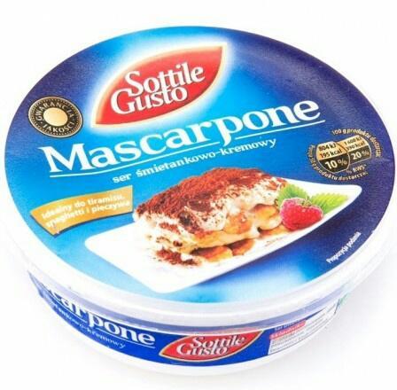 Сир Маскарпоне Sottile Gusto Mascarpone 250 г Італія