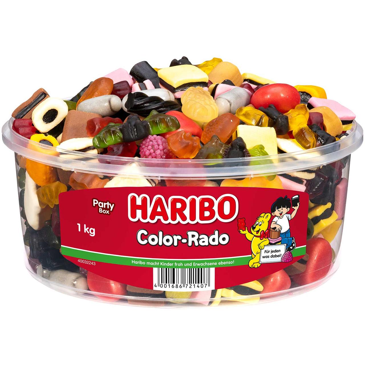 Желейні цукерки Haribo Color-Rado (фруктове асорті) 1000г Німеччина