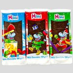 Шоколад молочний Різдво Hibbi Польща 100 г