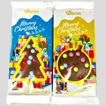 Шоколад молочний із ММДемсами Різдво Baron Польща 95г