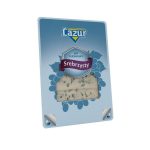 Сир із блакитною цвіллю в пластинах Lazur Ser Srebrzysty Plastry 100 г Польща