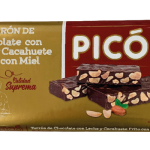 Туррон (Нуга) з молочного шоколаду та смаженого арахісу Pico Turron de chocolate con leche 200 г Іспанія