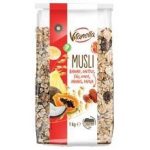 Мюслі Банан, Абрикос,Груші, Сливи, Персики, Яблука, Родзинки Vitanella Musli 1кг Польща