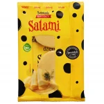 Сир напівтвердий БЕЗ ЛАКТОЗИ, БЕЗ КОНСЕРВАНІВ Serenada Salami Ser Zolty 135 г Польща