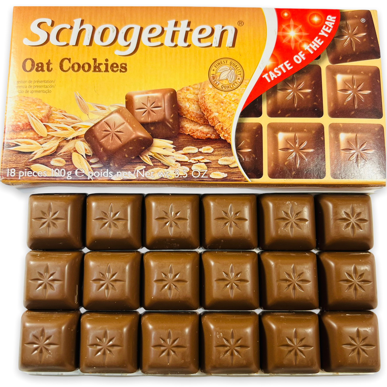 Шоколад молочний Schogetten OAT COOKIES з вівсяним печивом 100г, Німеччина