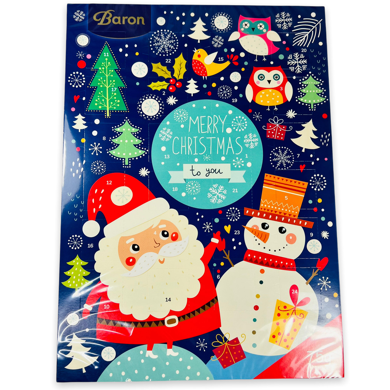 Шоколадний адвент-календар Baron Польща 75 г