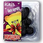 Мармелад БЕЗ САХАРА зі смаком шоколаду "Ведмедик" IGRIS 100 г