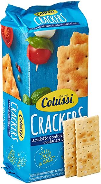 Крекери салатні менш солоні Colussі Crackers a Ridotto 500г Італія