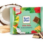 Шоколад Кокосова вафля Ritter Sport Hula Hula Kokoswaffel 100г Німеччина