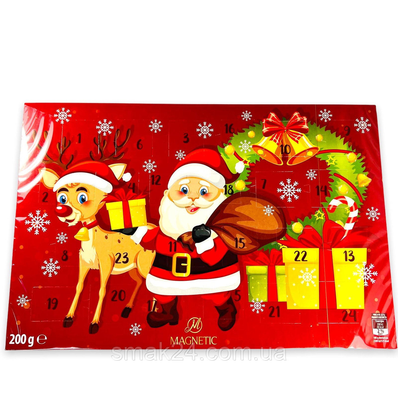 Шоколадний адвент-календар Magnetic Польща 200g
