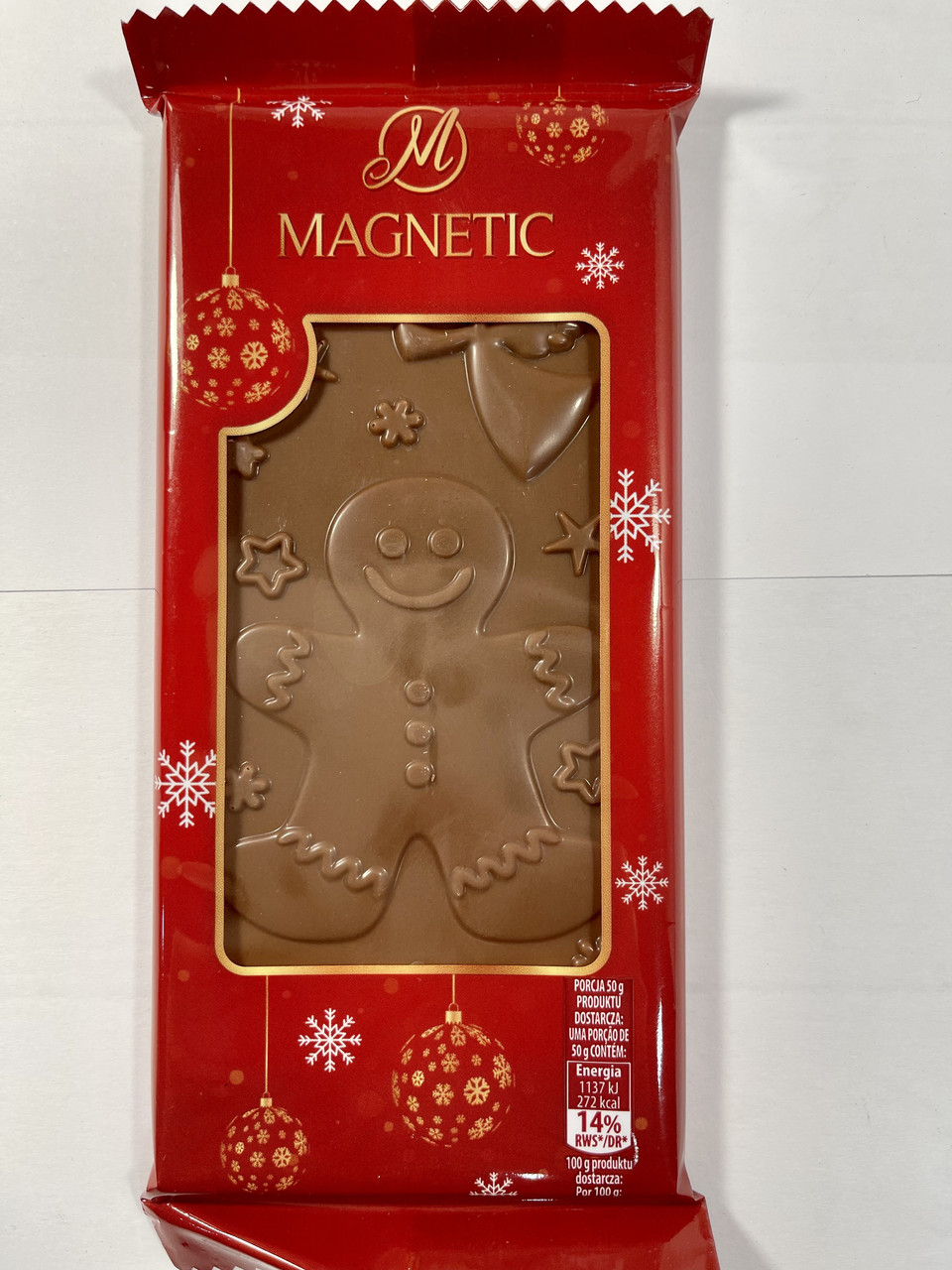 Шоколад молочний Magnetic Різдво Польща 100 г