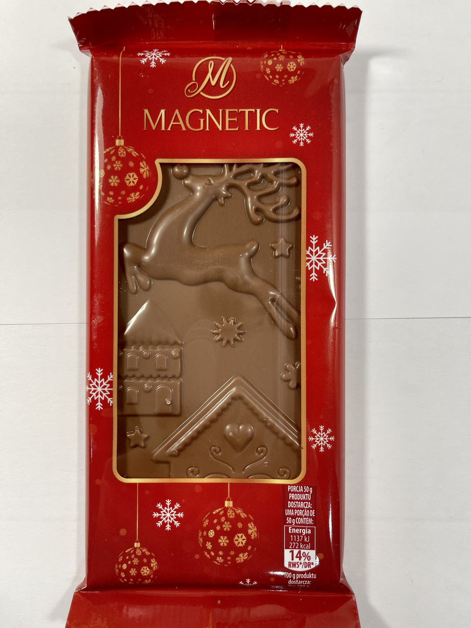 Шоколад молочний Magnetic Різдво Польща 100г
