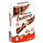 Шоколадний батончик Kinder Bueno (6 шт + 2 шт.) 172 г Німеччина