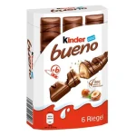 Шоколадний батончик Kinder Bueno (6 шт + 2 шт.) 172 г Німеччина