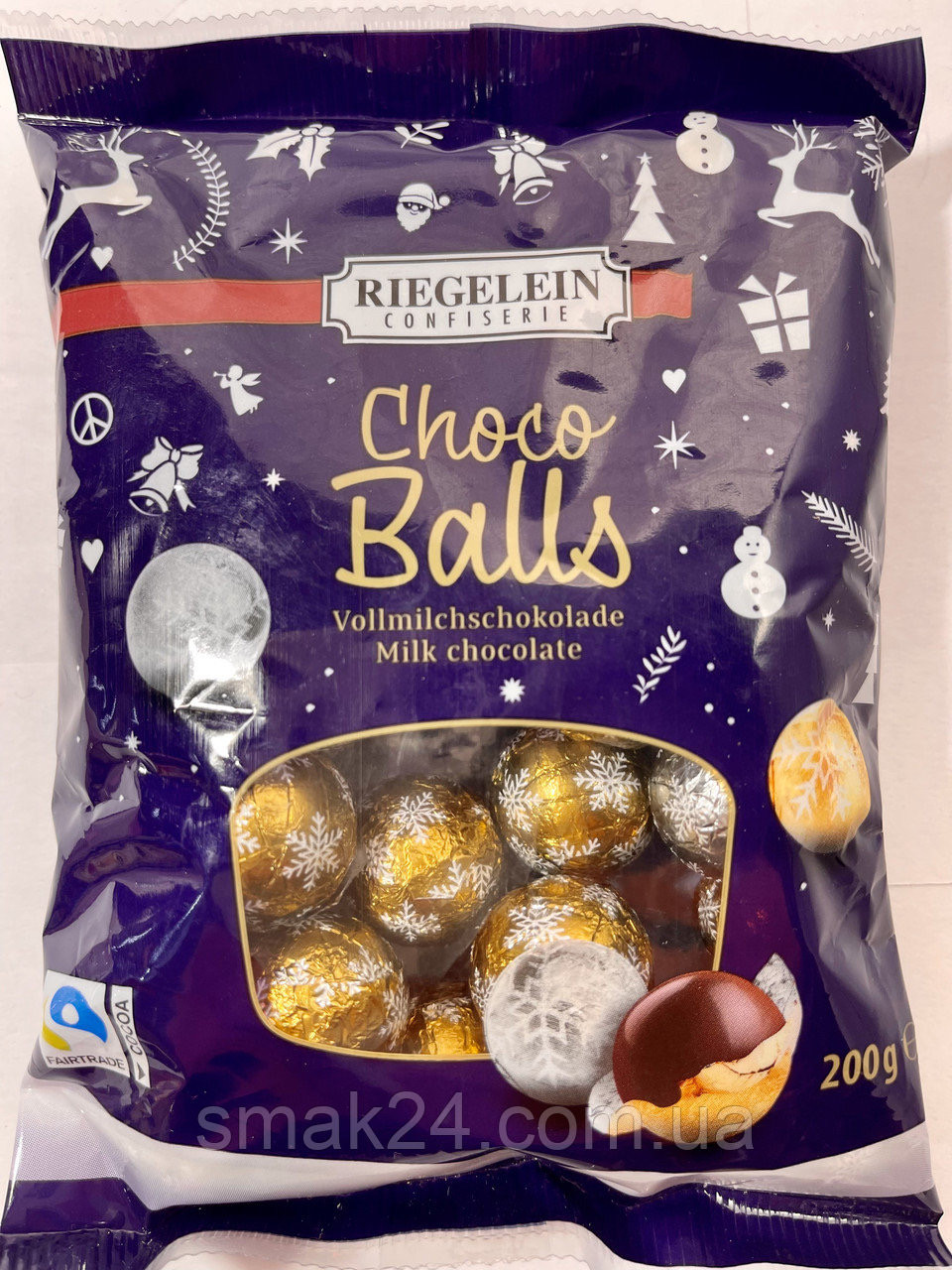 Шоколадні кульки Riegelein Choco Balls 200г Німеччина