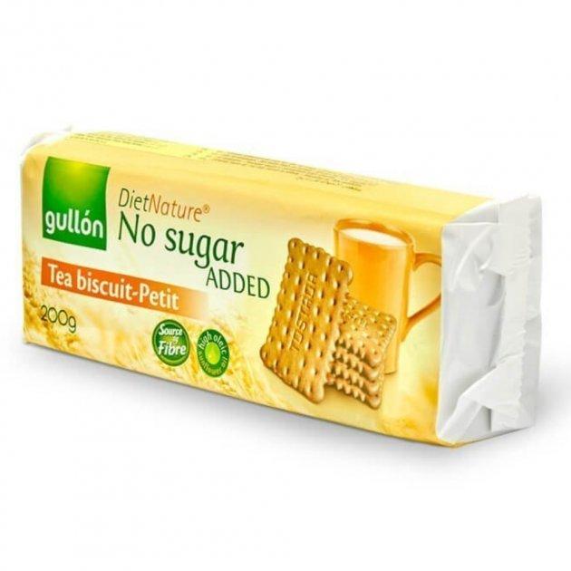 Печиво БЕЗ САХАРА галетне Gullon Diet Nature Tea Biscuit 175 г Іспанія