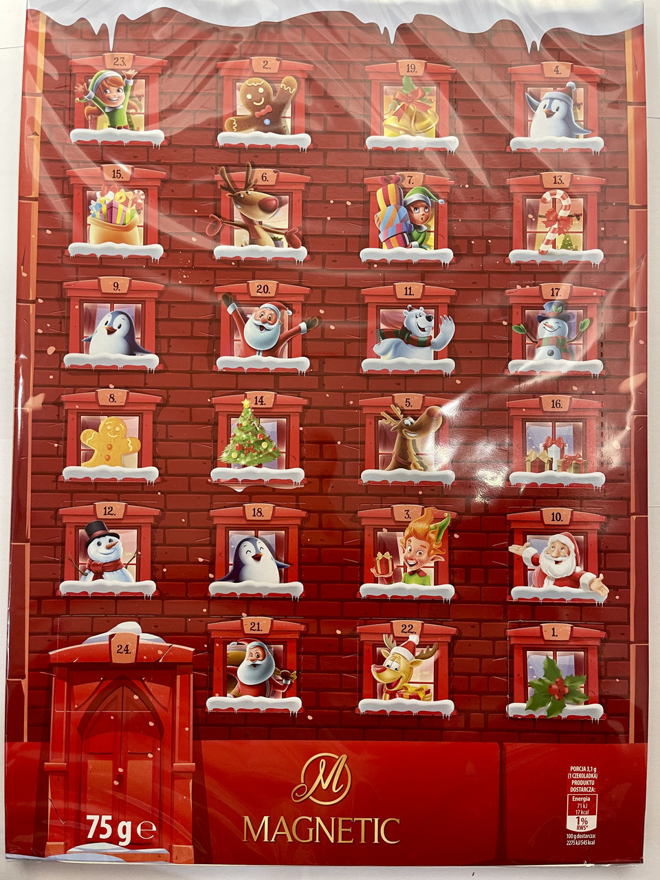 Шоколадний адвент-календар Magnetic Польща 75г