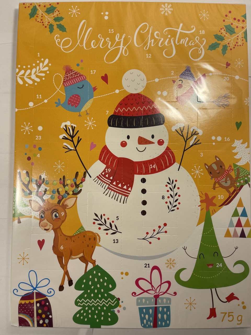 Шоколадний адвент-календар Baron Польща 75 г