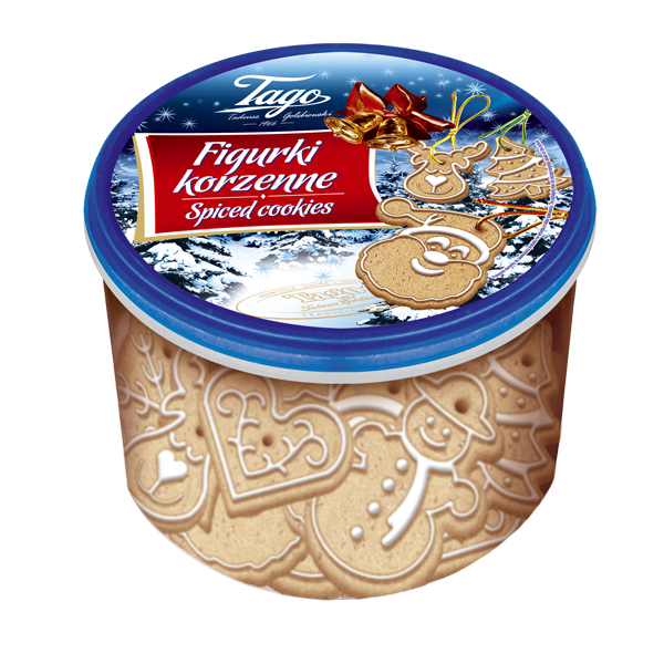 Пряникові імбирні фігурки на ялинку Tago 250г Польща