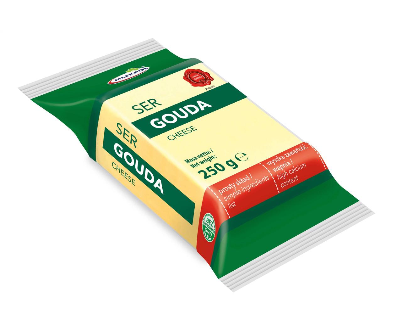 Сир Mlekpol Gouda 250 г Польща