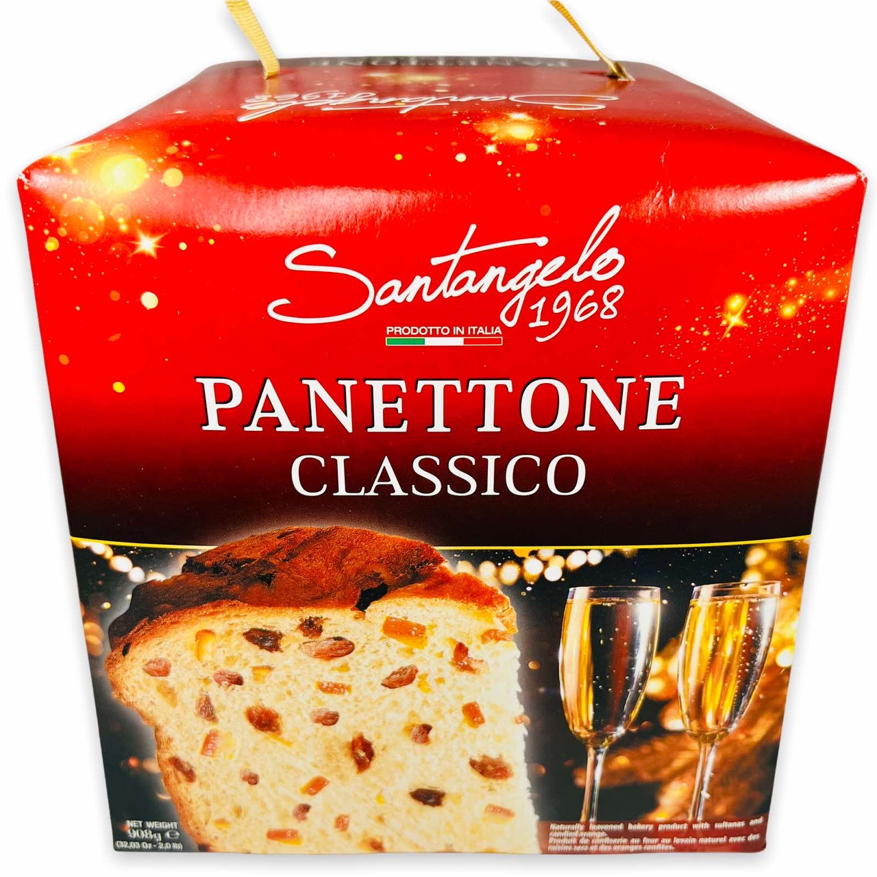 Панеттоне изюм и цукаты Santagelo PANETTONE tradizionale 500г Италия