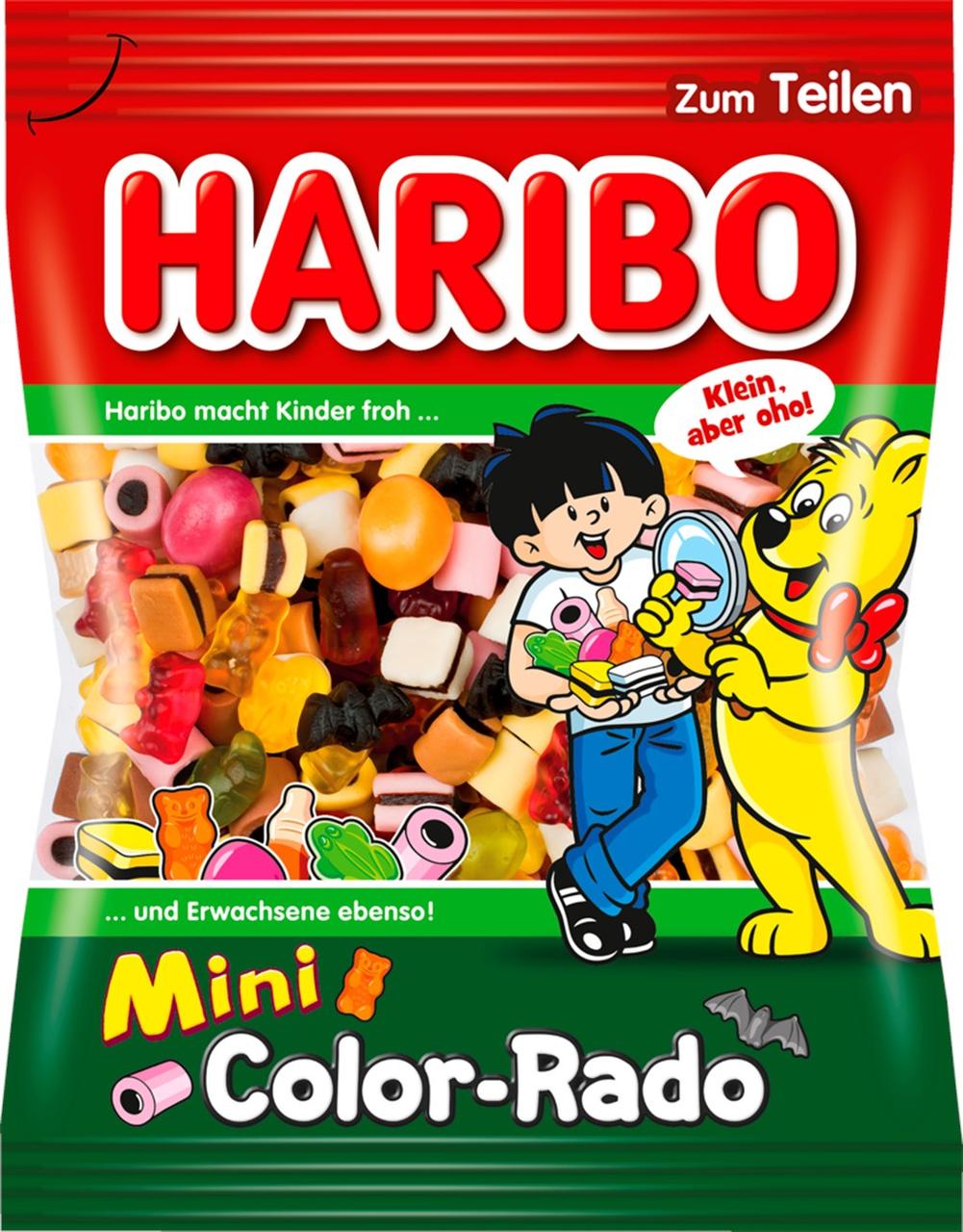 Желейні цукерки з лакрицею Haribo Mini Color-Rado Німеччина 175г