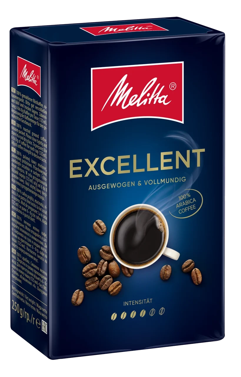 Кава мелена 100% Арабіка Melitta EXCELLENT, Німеччина 500г